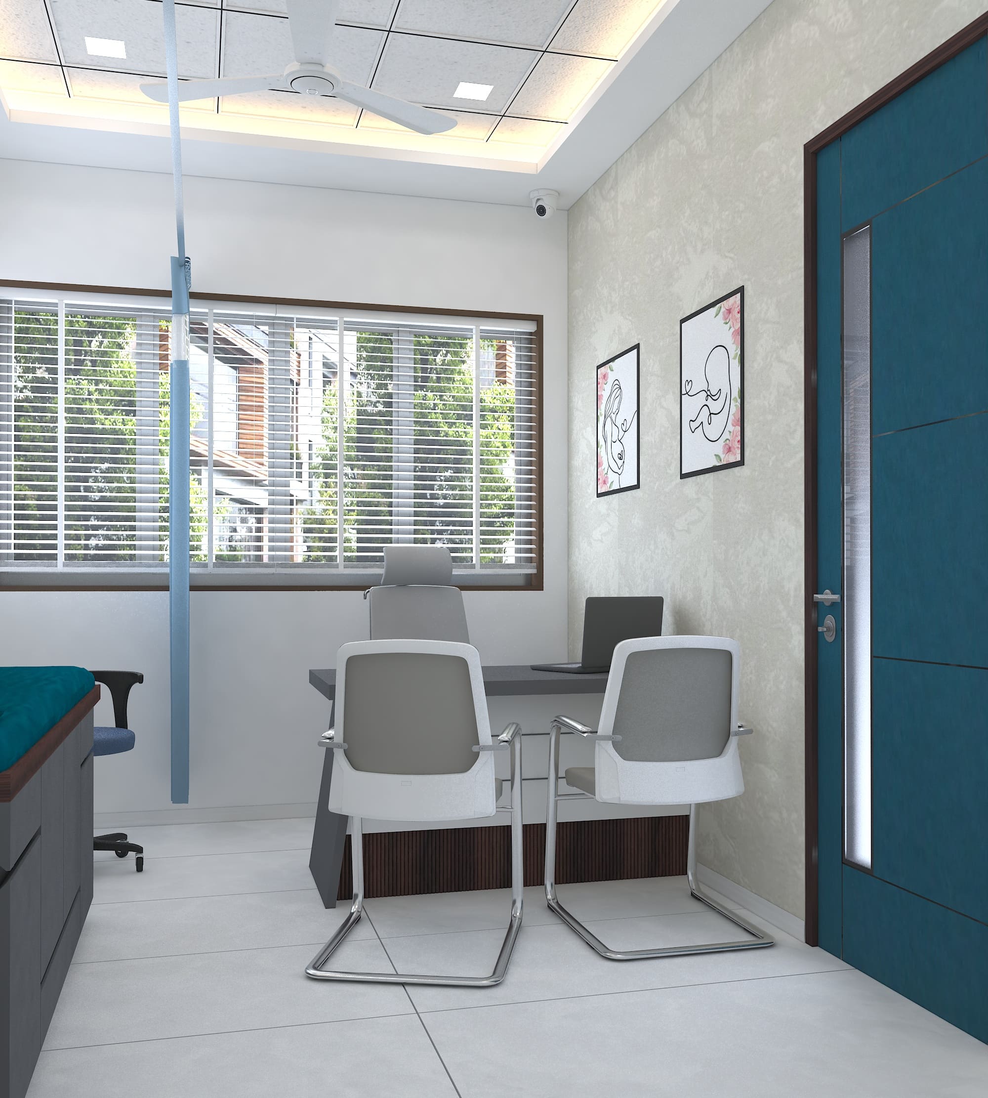 Vedaant Clinic Interior Project | Trance Interiors Image